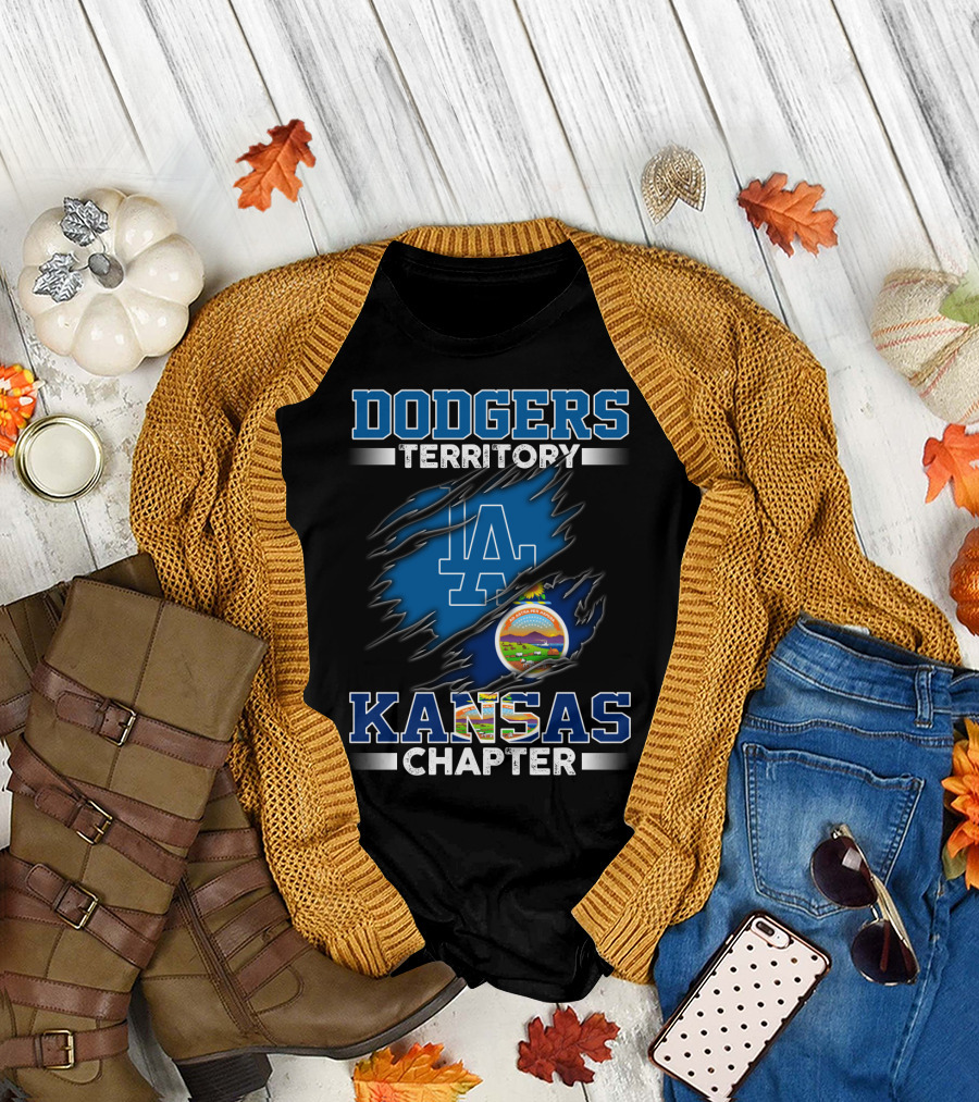 Dodgers Territory LA Kansas Chapter T-Shirt