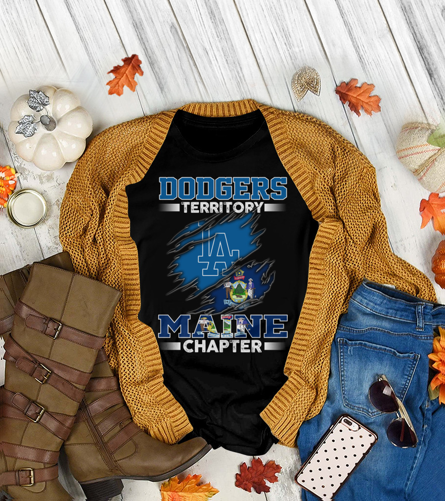 Dodgers Territory LA Maine Chapter T-Shirt