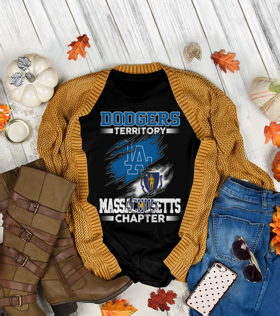 Massachusetts Chapter Dodgers Territory LA T-Shirt