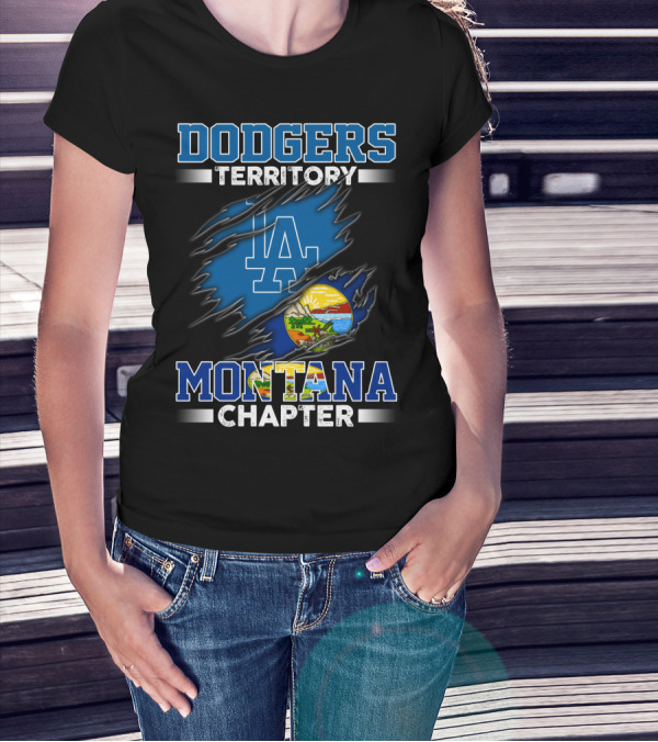 Dodgers Territory LA Montana Chapter T-Shirt