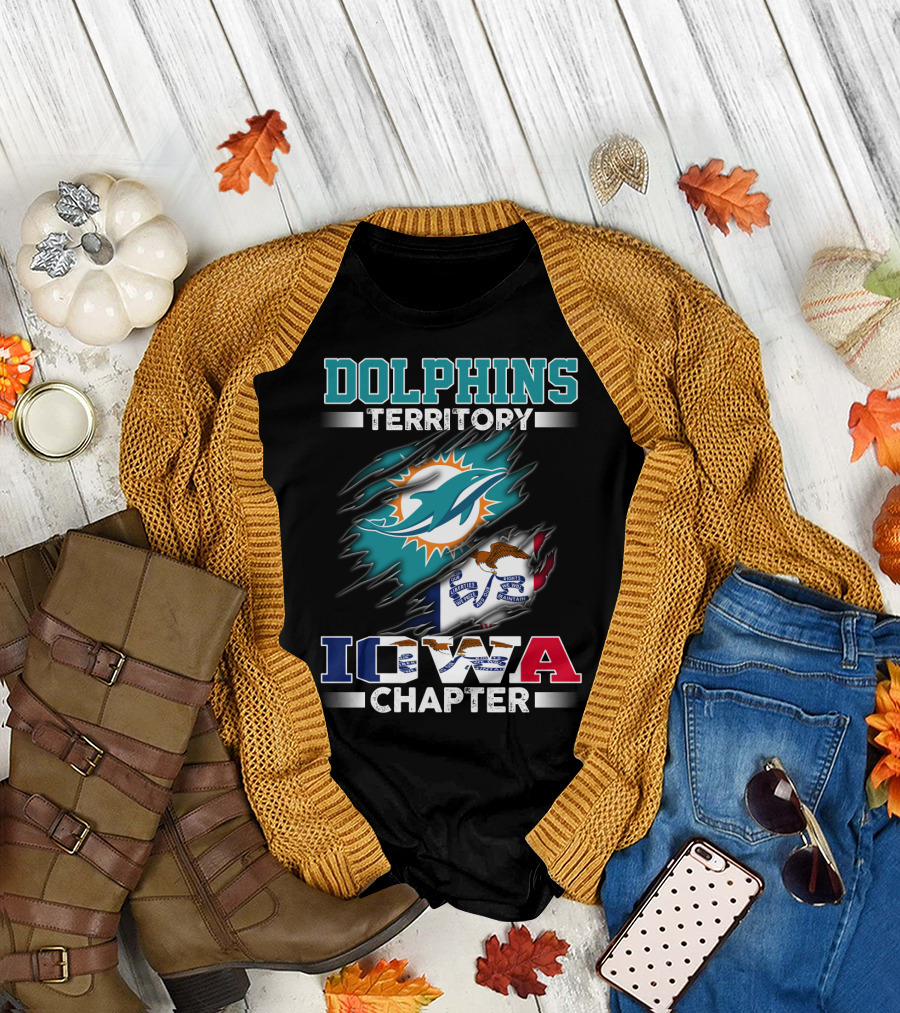 DOLPHINS TERRITORY IOWA CHAPTER T-Shirt