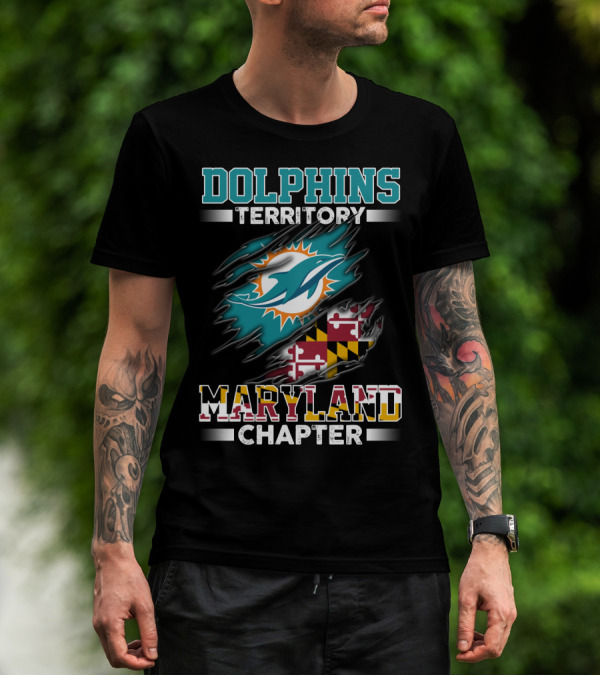 Dolphins Territory Maryland Chapter Miami Dolphins T-Shirt