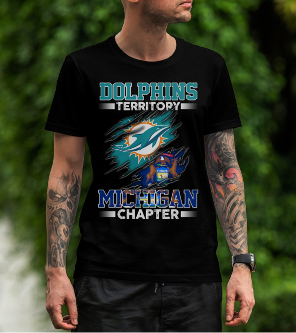 DOLPHINS TERRITORY MICHIGAN CHAPTER T-Shirt
