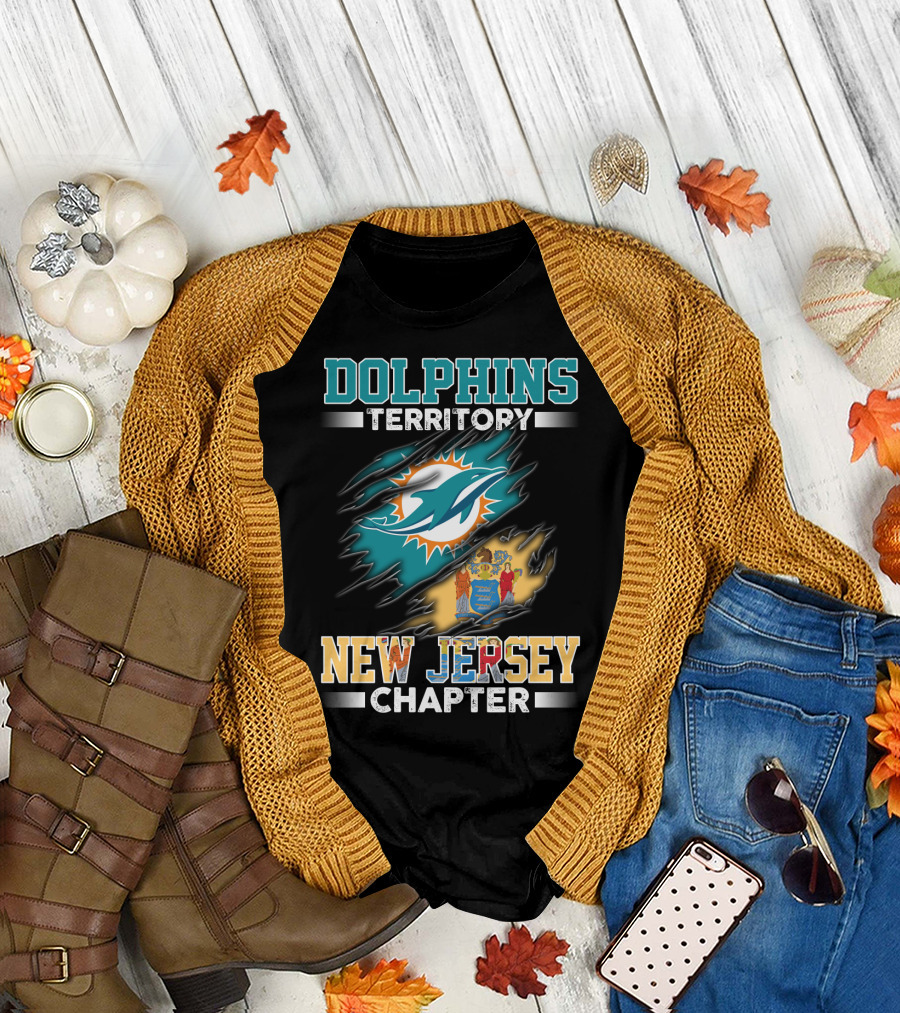 DOLPHINS TERRITORY NEW JERSEY CHAPTER T-Shirt