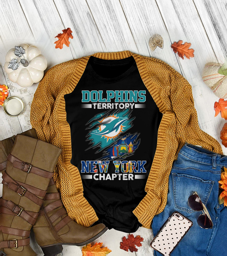 DOLPHINS TERRITORY NEW YORK CHAPTER T-Shirt