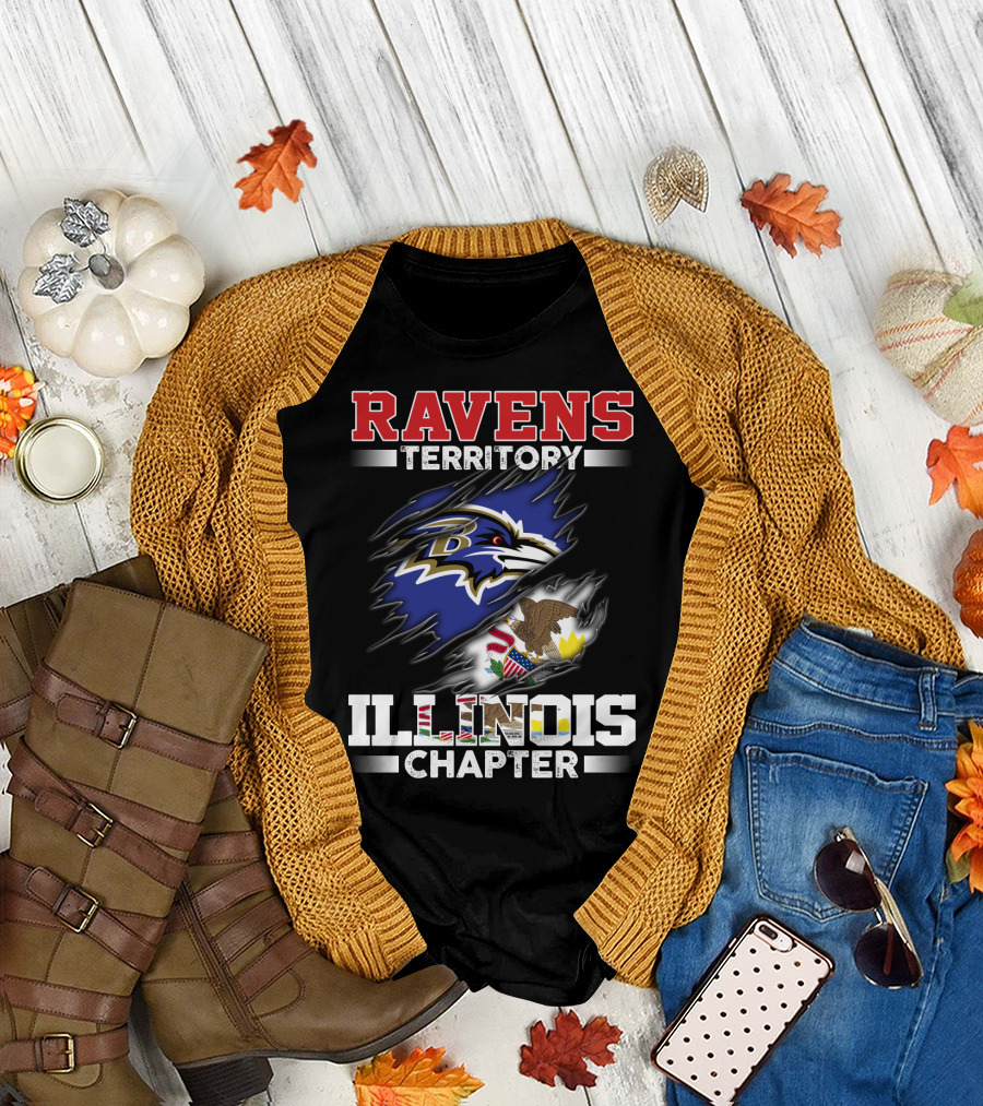 RAVENS TERRITORY ILLINOIS CHAPTER T-Shirt