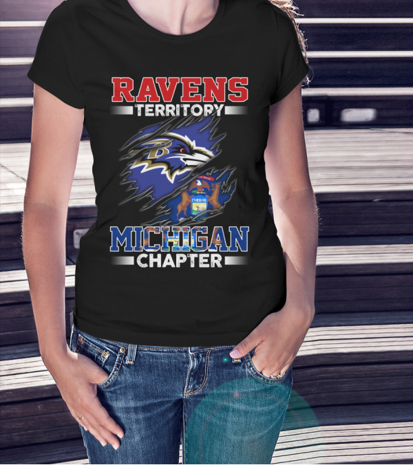 Ravens Territory Michigan Chapter T-Shirt
