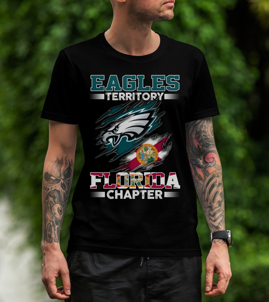 Eagles Territory Florida Chapter With State Seal T-Shirt