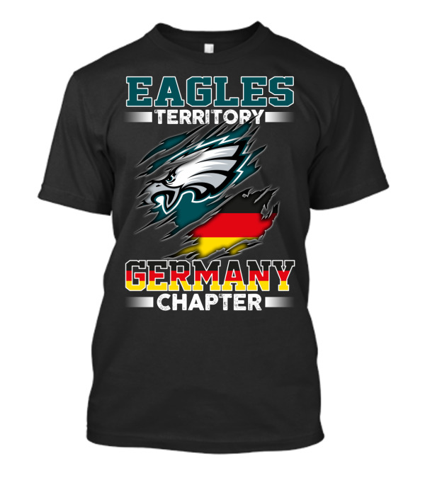 Eagles Territory Germany Chapter Flag T-Shirt