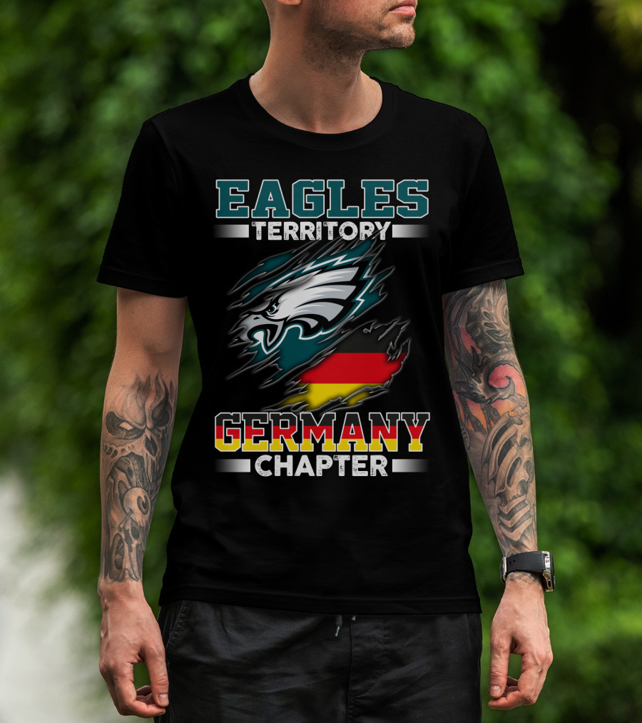 Eagles Territory Germany Chapter Flag T-Shirt