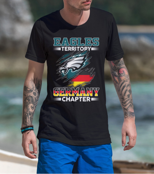 Eagles Territory Germany Chapter Flag T-Shirt