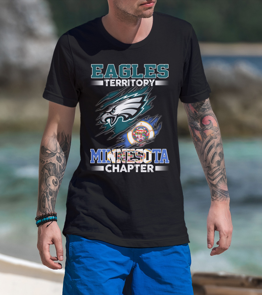 Eagles Territory Minnesota Chapter Flag T-Shirt