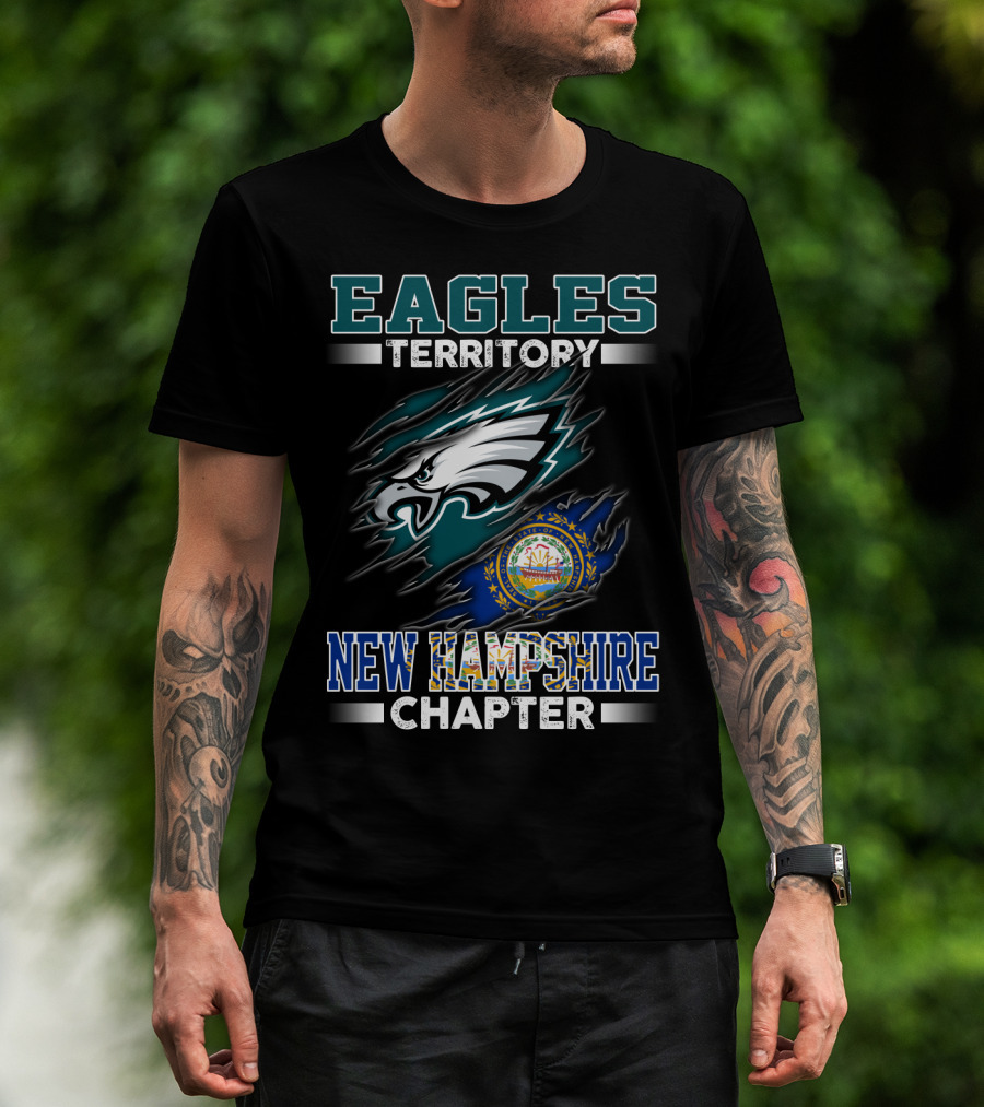 Eagles Territory New Hampshire Chapter Flag T-Shirt