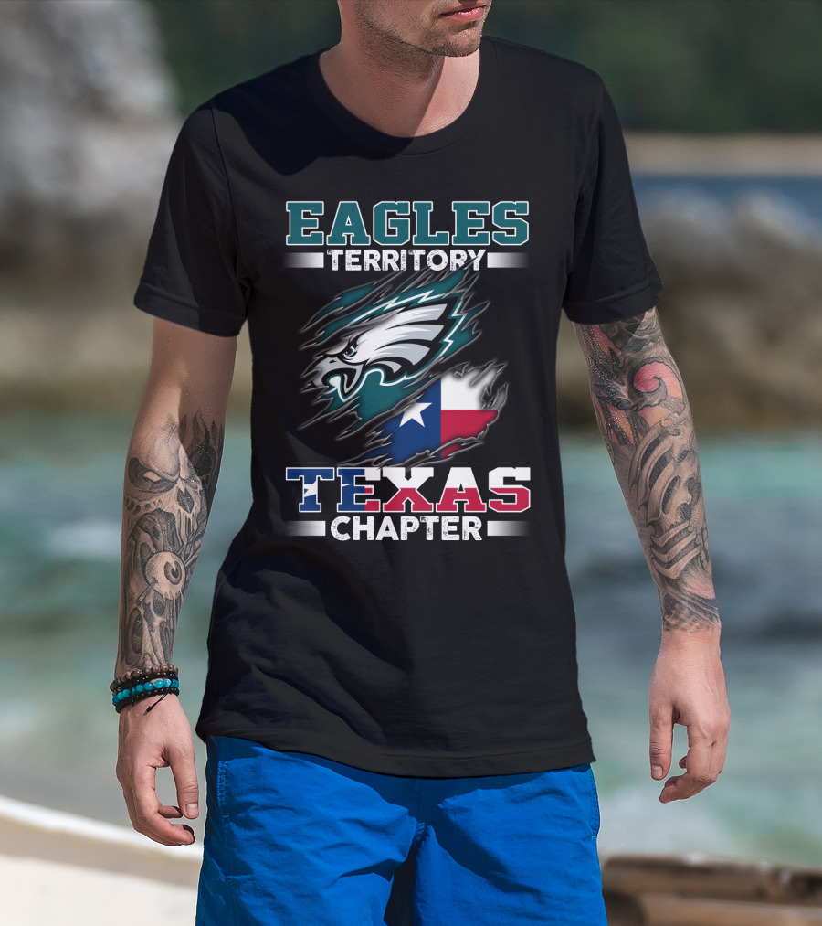 Eagles Territory Texas Chapter Dallas Fan Club T-Shirt