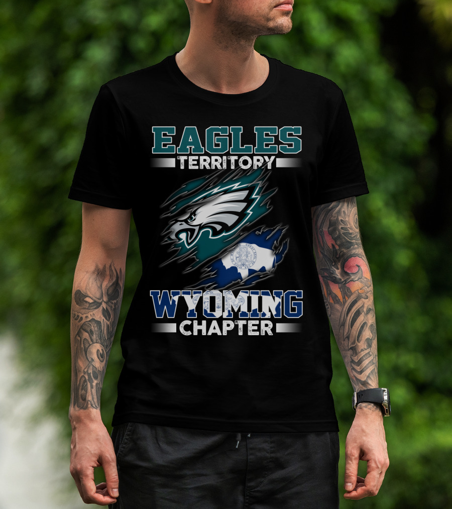 Eagles Territory Wyoming Chapter Philadelphia Eagles Fan Club T-Shirt