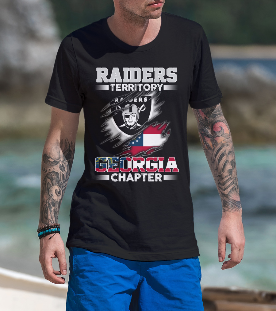 Raiders Territory Georgia Chapter Flag T-Shirt