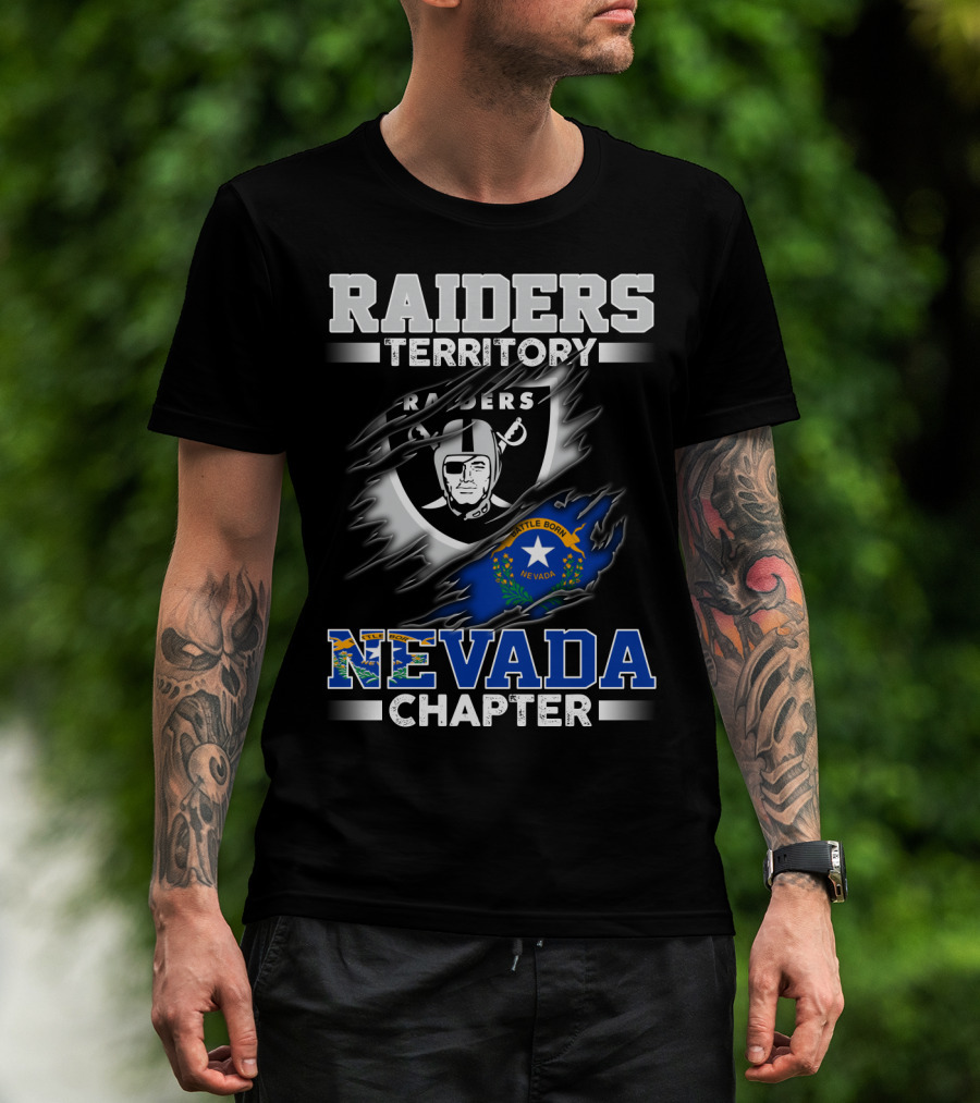 Raiders Territory Nevada Chapter Battle Born T-Shirt