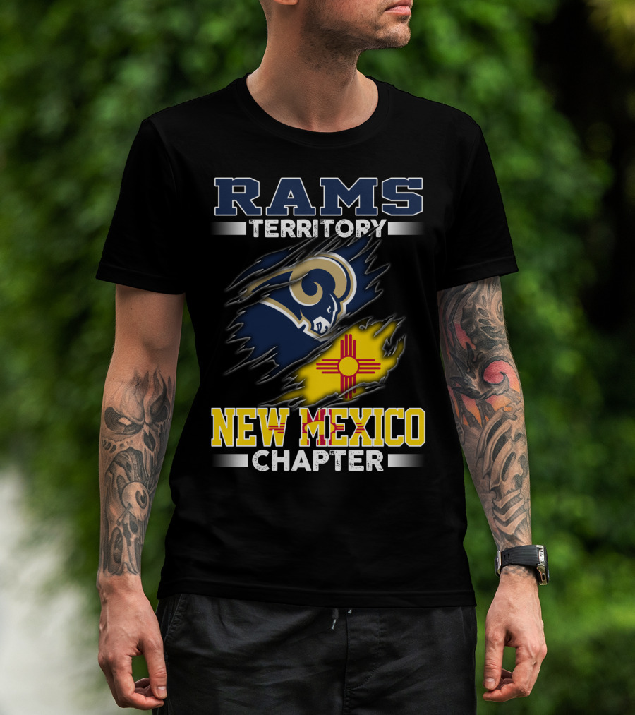 Rams Territory New Mexico Chapter Zia Symbol T-Shirt