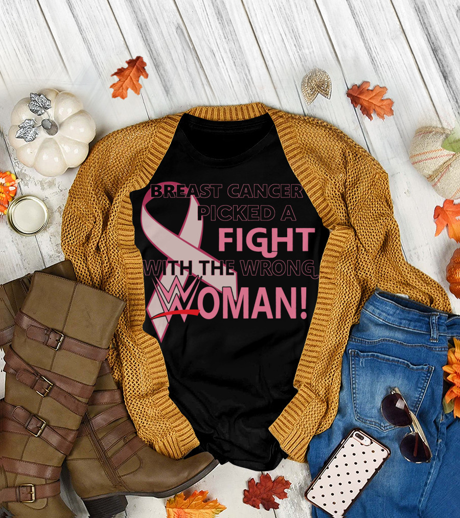 Breast Cancer Picked a Fight with the Wrong WWE Woman T-Shirt