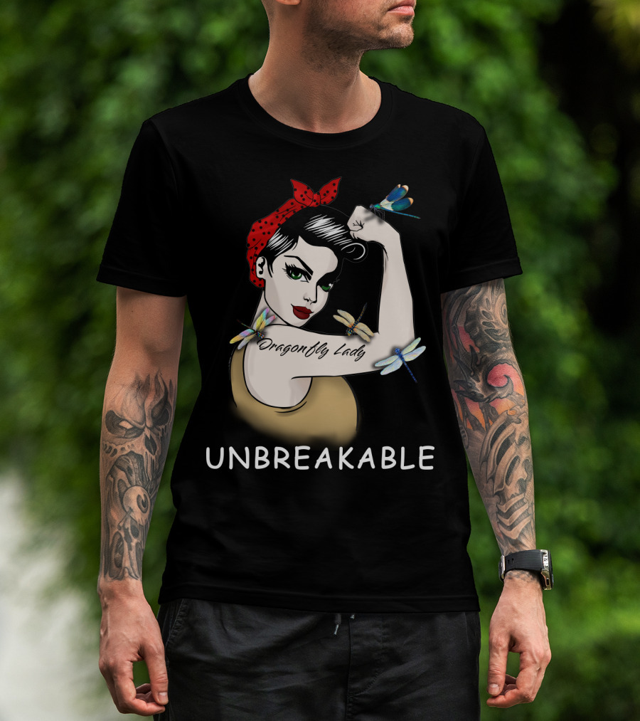 Dragonfly Lady Unbreakable T-Shirt