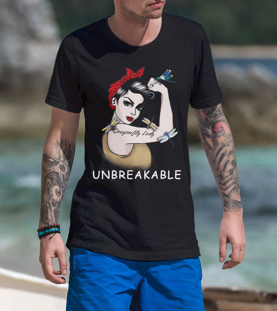 Dragonfly Lady Unbreakable T-Shirt