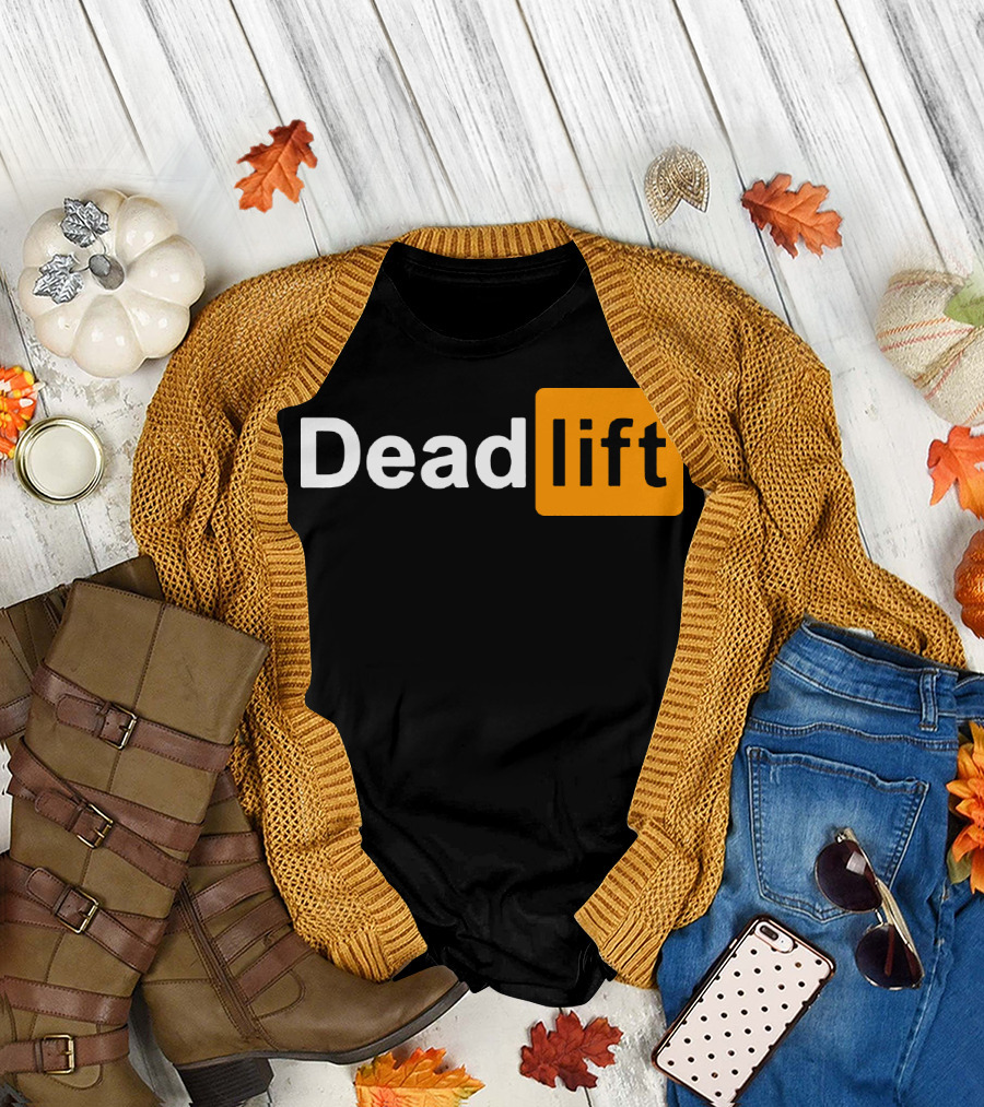 Deadlift Lift Training Strength Fitness W02 T-Shirt