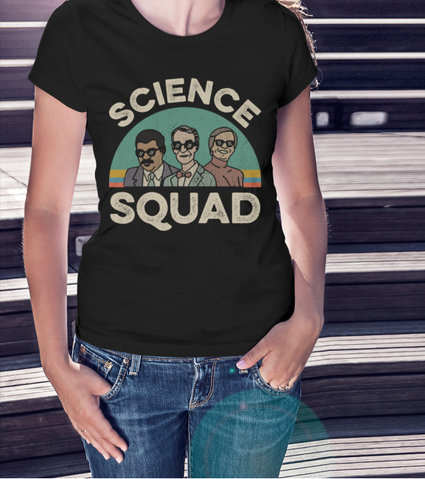 Science Squad Retro Style Trio T-Shirt