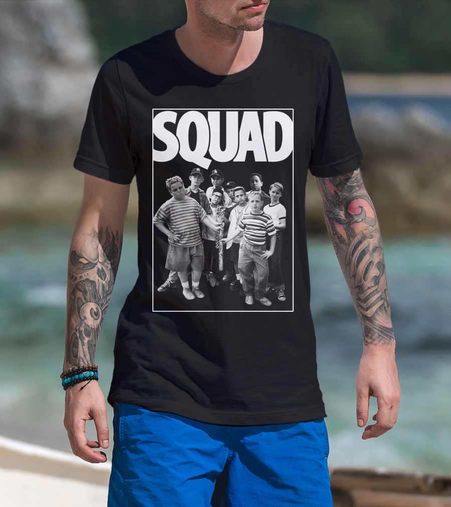 The Sandlot Baseball Squad Classic Movie Kids Team T-Shirt