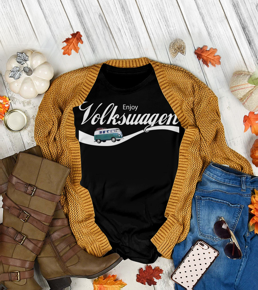 Enjoy Volkswagen Vintage Van T-Shirt