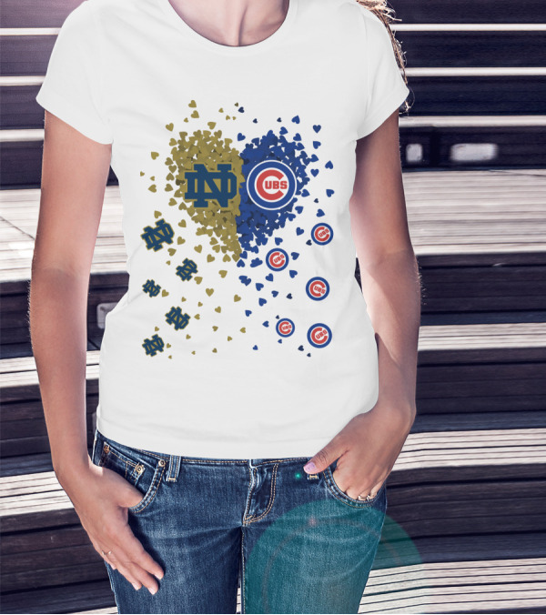 Notre Dame Fighting Irish Cubs Heart Fusion T-Shirt
