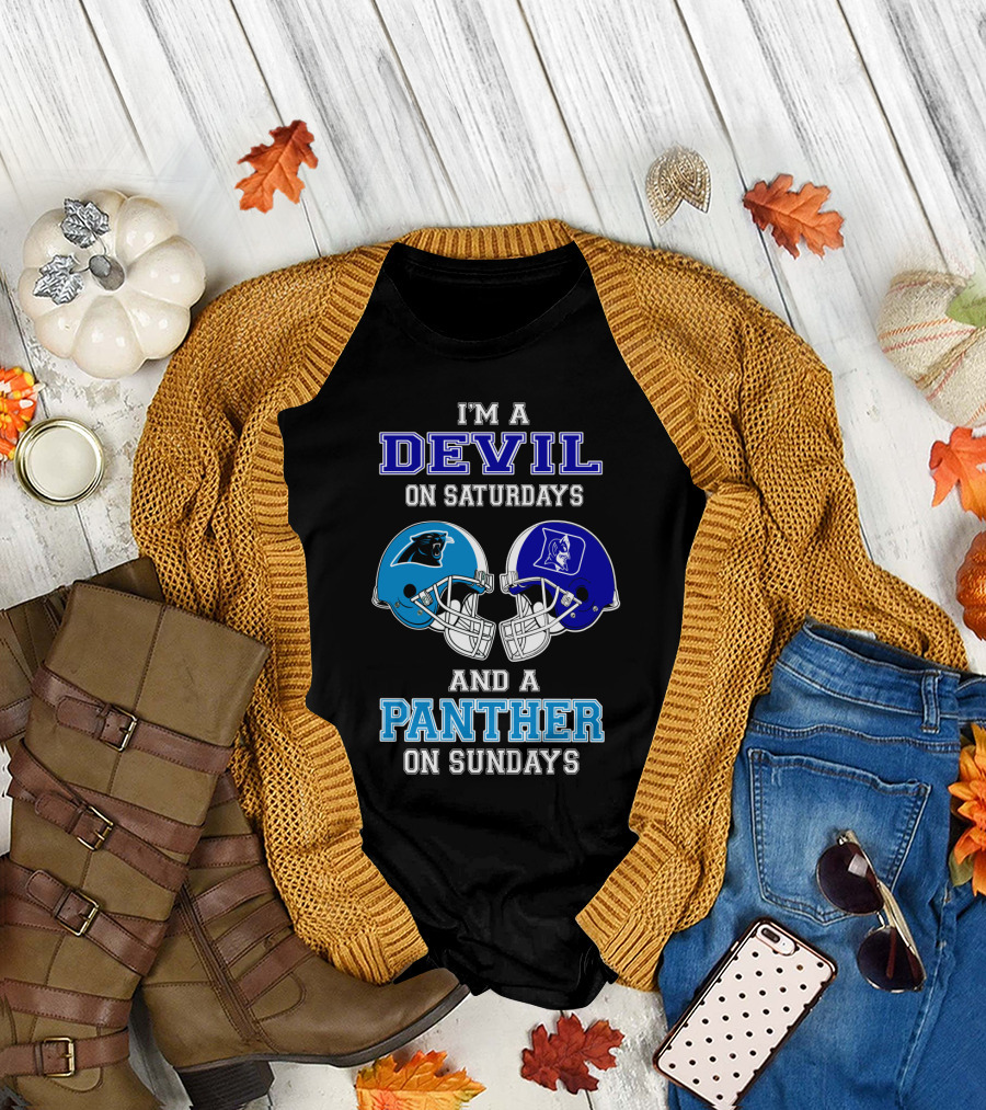 I'm a Devil on Saturdays and a Panther on Sundays T-Shirt