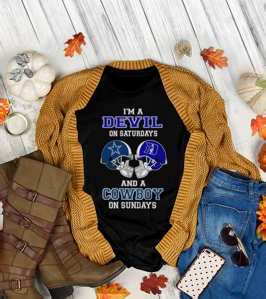 I'm a Devil on Saturdays and a Cowboy on Sundays T-Shirt