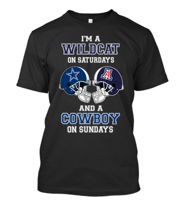 I'm A Wildcat On Saturdays And A Cowboy On Sundays T-Shirt
