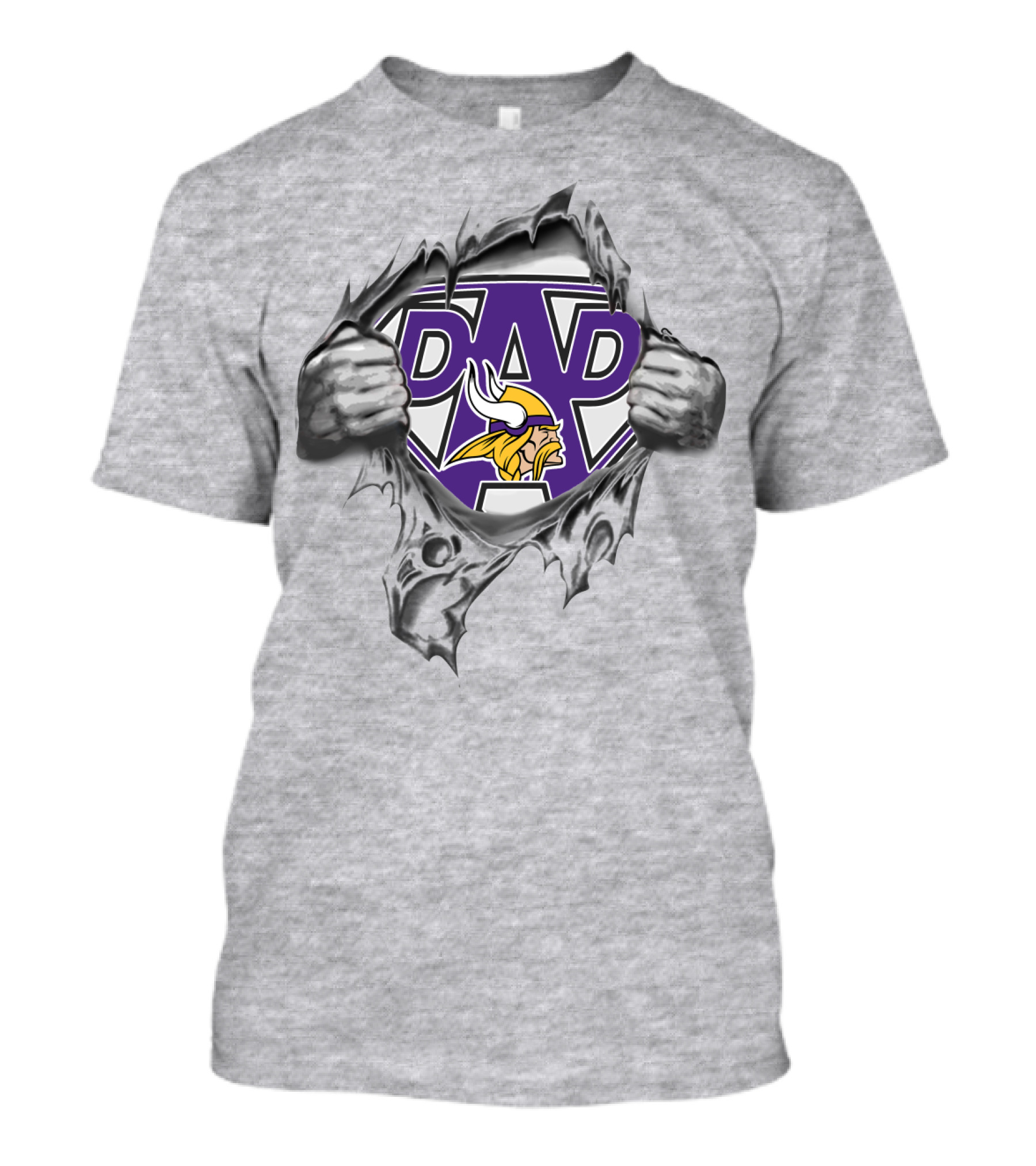 Minnesota Vikings Super Dad Fan T-Shirt