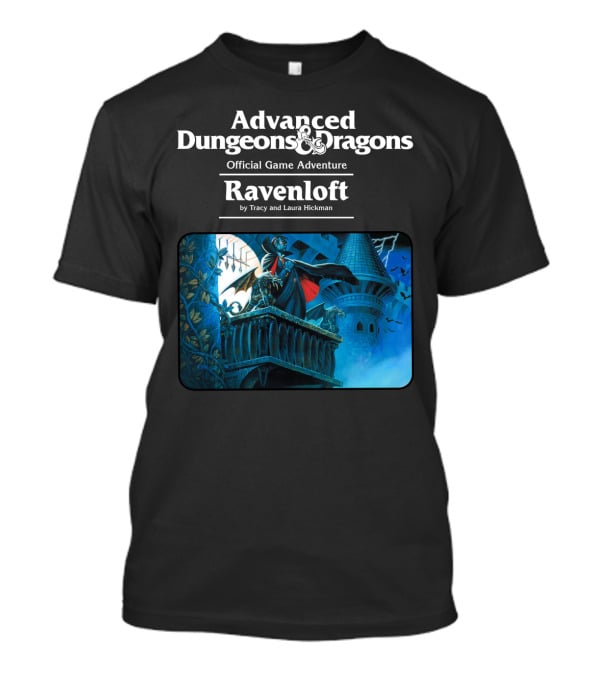 Advanced Dungeons And Dragons Official Game Adventure Ravenloft By Tracy And Laura Hickman T-Shirt