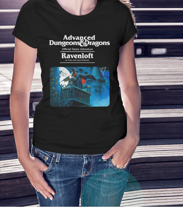 Advanced Dungeons And Dragons Official Game Adventure Ravenloft By Tracy And Laura Hickman T-Shirt