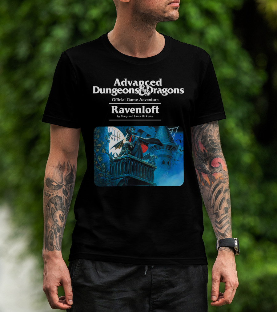 Advanced Dungeons And Dragons Official Game Adventure Ravenloft By Tracy And Laura Hickman T-Shirt