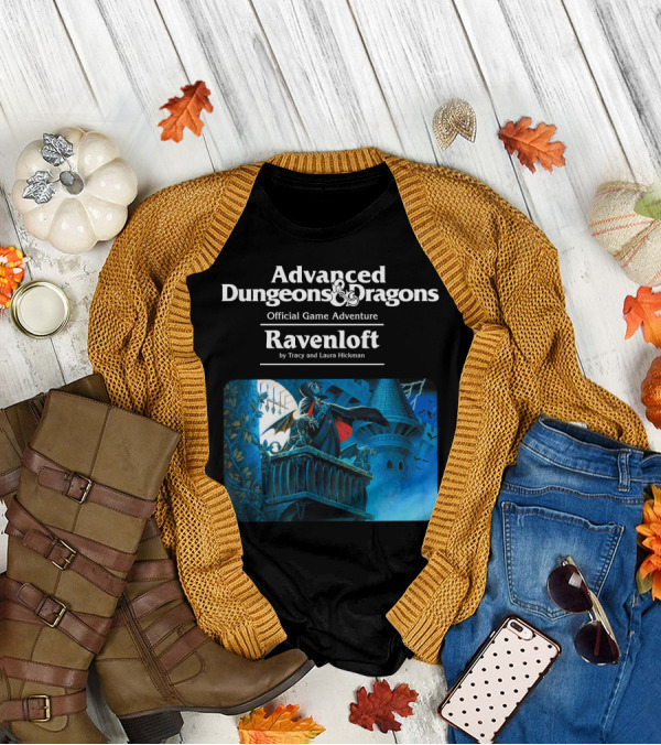 Advanced Dungeons And Dragons Official Game Adventure Ravenloft By Tracy And Laura Hickman T-Shirt