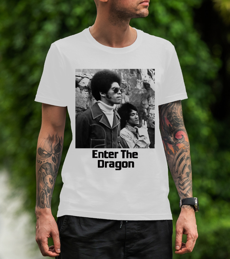 Enter The Dragon Bruce Lee Vintage Scene T-Shirt