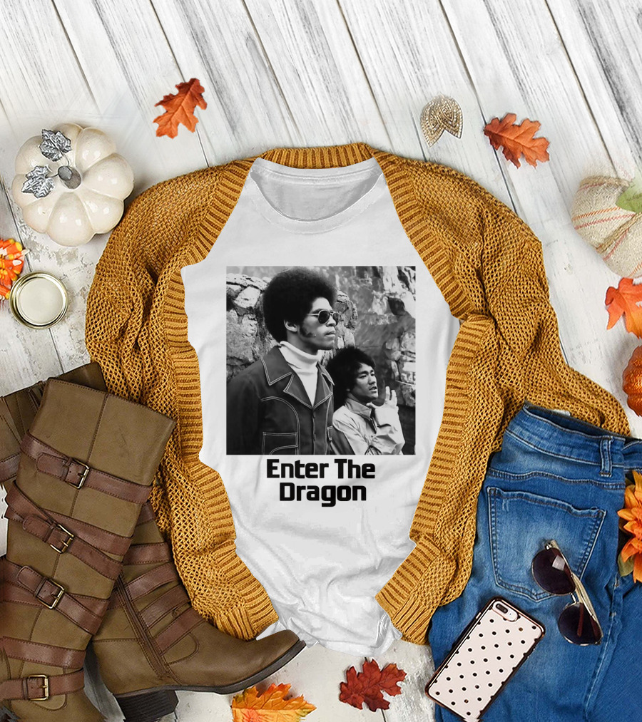 Enter the Dragon Bruce Lee Vintage Scene T-Shirt