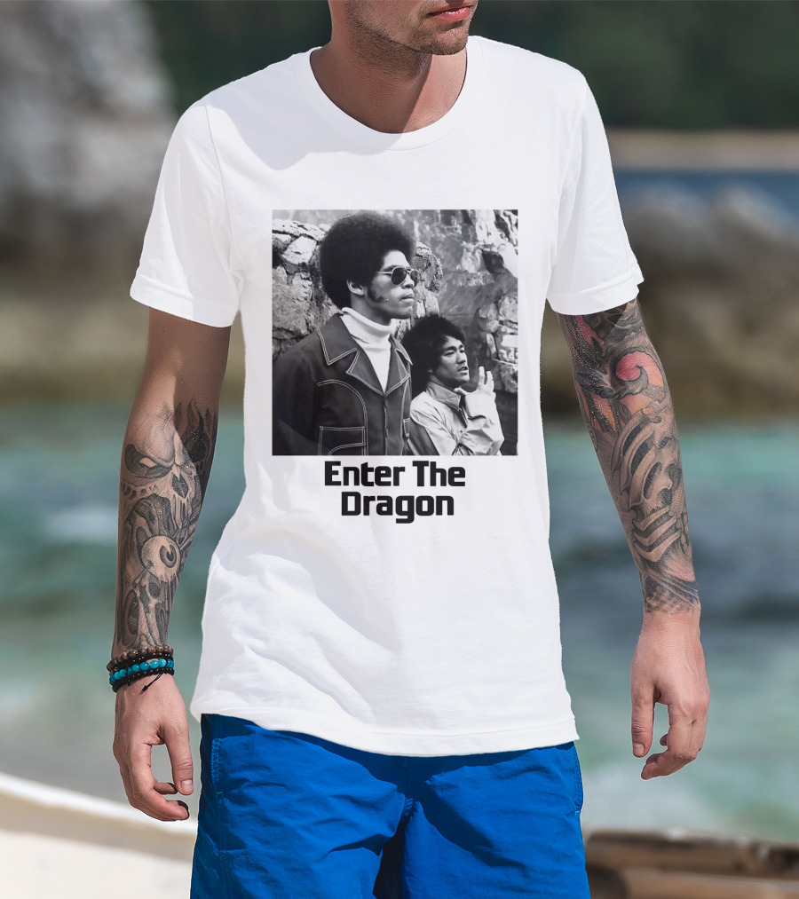 Enter The Dragon Bruce Lee Vintage Scene T-Shirt