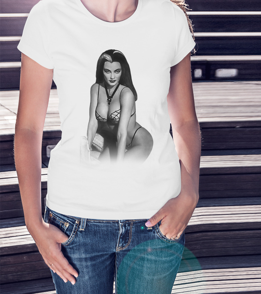 Lily Munster Retro Style Swimwear Pin-Up T-Shirt