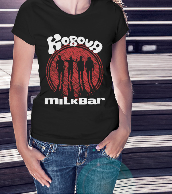 Korova Milkbar A Clockwork Orange Silhouette Circle T-Shirt