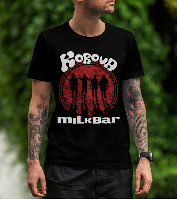 Korova Milkbar A Clockwork Orange Silhouette Circle T-Shirt