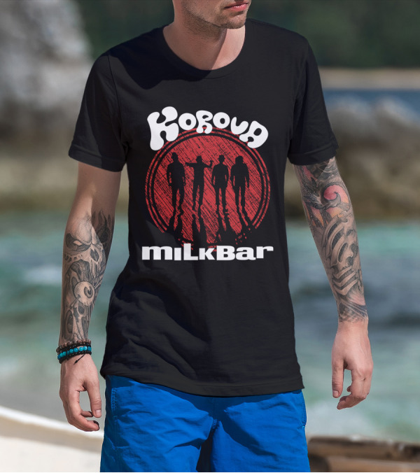 Korova Milkbar A Clockwork Orange Silhouette Circle T-Shirt