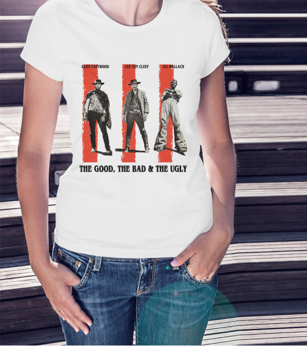 Clint Eastwood Lee Van Cleef Eli Wallach The Good The Bad And The Ugly T-Shirt