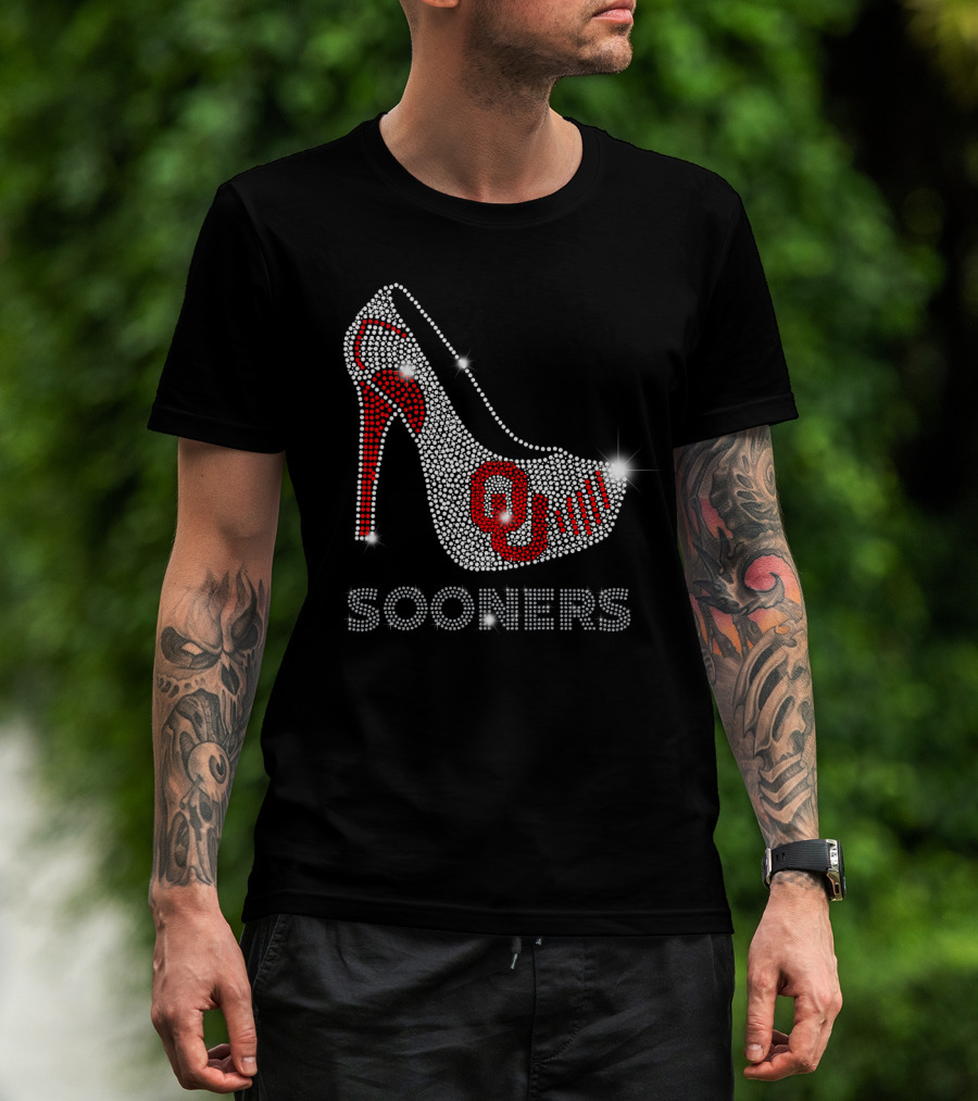 Oklahoma Sooners OU High Heel Sparkle T-Shirt