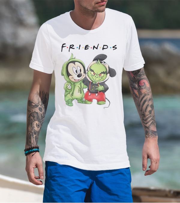 Friends Grinch Mickey Mashup T-Shirt