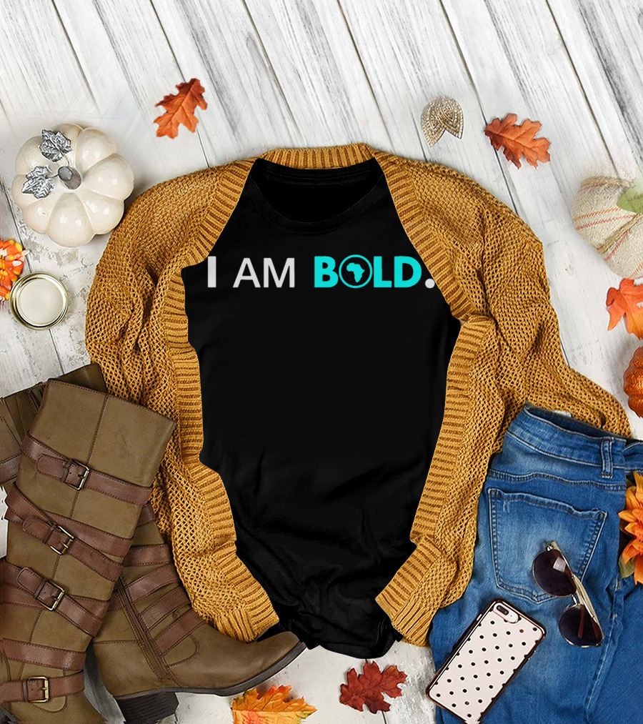 I Am Bold Africa Map T-Shirt