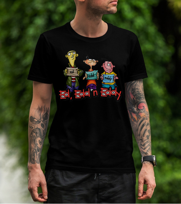 Ed Edd N Eddy Cartoon Characters With Names T-Shirt